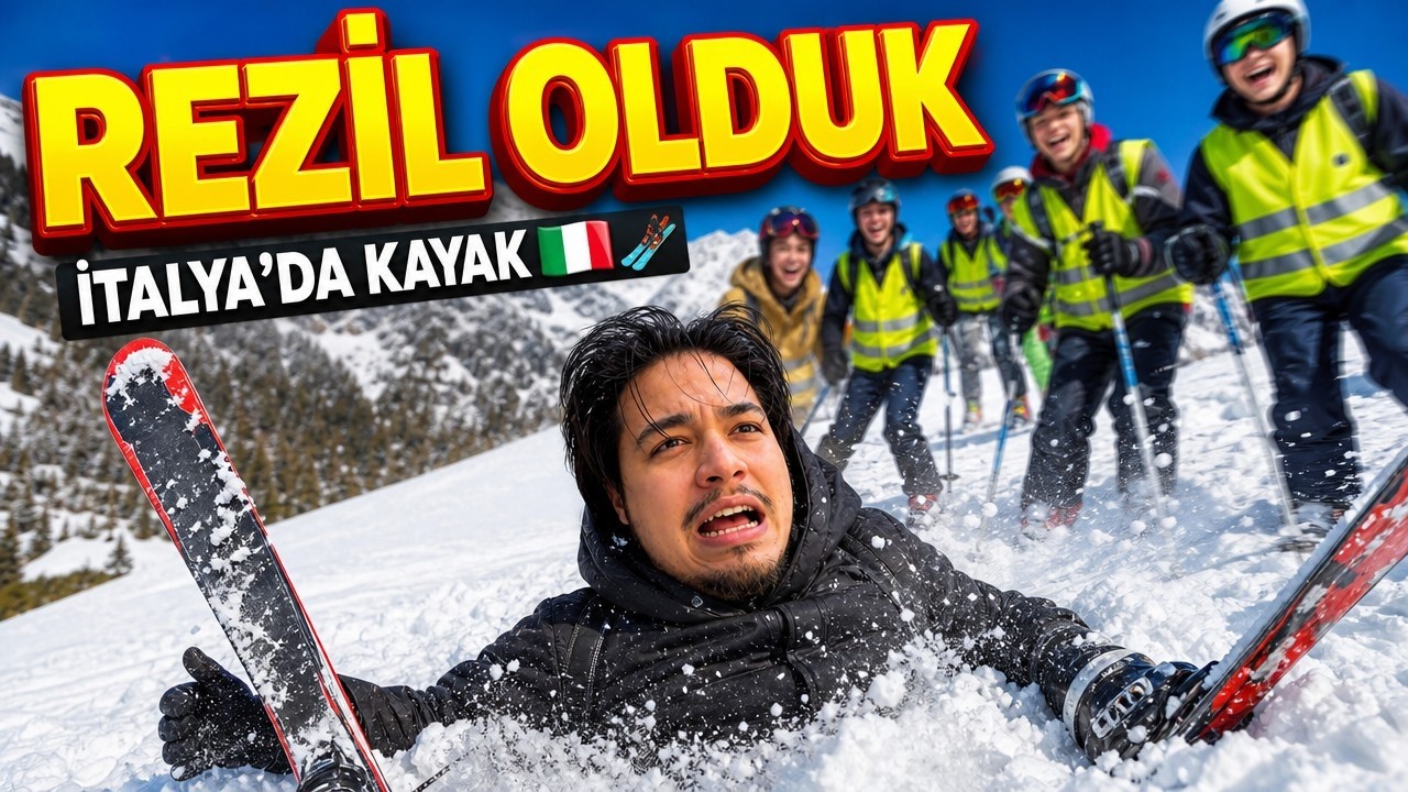 İTALYA’DA ÜNİVERSİTEYLE KAYAK GEZİSİNE GİTTİK, BİN PİŞMAN OLDUK! ⛷️