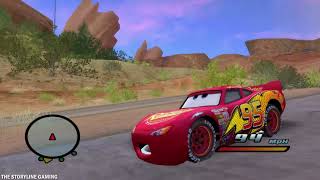 Cars The Game - Free-Roam Crusing Tour Radiator Springs Tailfin Pass Ornament Valley - Gameplay