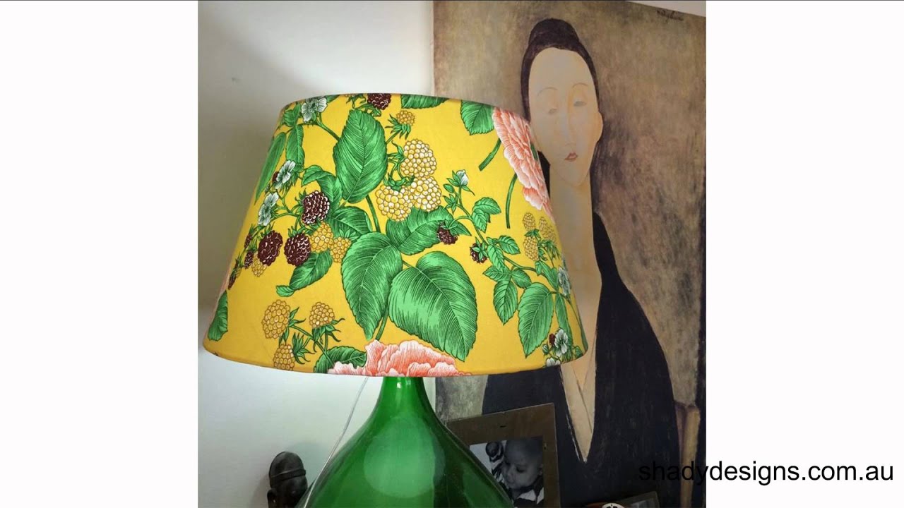 Stripes on A Tapered Lampshade - YouTube
