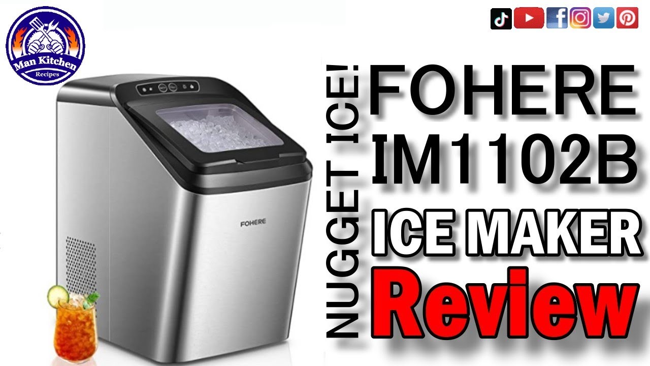 The GOOD ICE From The FOHERE IM1102B Ice Maker - REVIEW 