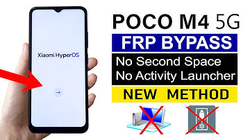 POCO M4 5G : Google Account Bypass | Latest Update 🚀Xiaomi HyperOS (Without PC)