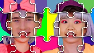 Face Puzzle Play Song 🧩 & MORE | Kids Funny Songs