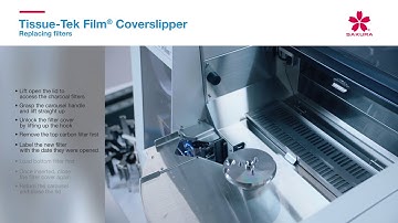 Tissue Tek Film Coverslipper Replacing filters