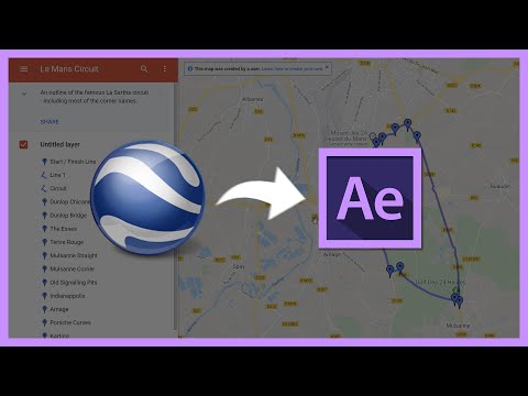 Adobe After Effects में KML फ़ाइलों का उपयोग कैसे करें