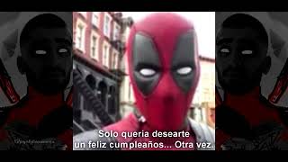 Video thumbnail of "Deadpool saluda a Zayn para su cumpleaños subtítulado"