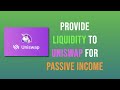 Earn Passive Income By Providing Liquidity To Decentralized Exchange - Complete Uniswap Strategy