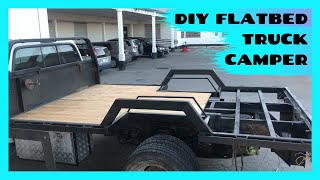 Flatbed Truck Camper Build | Part 2: The Bed