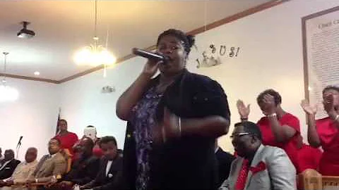 Mary Glover at Shady Grove MBC, Munford, AL