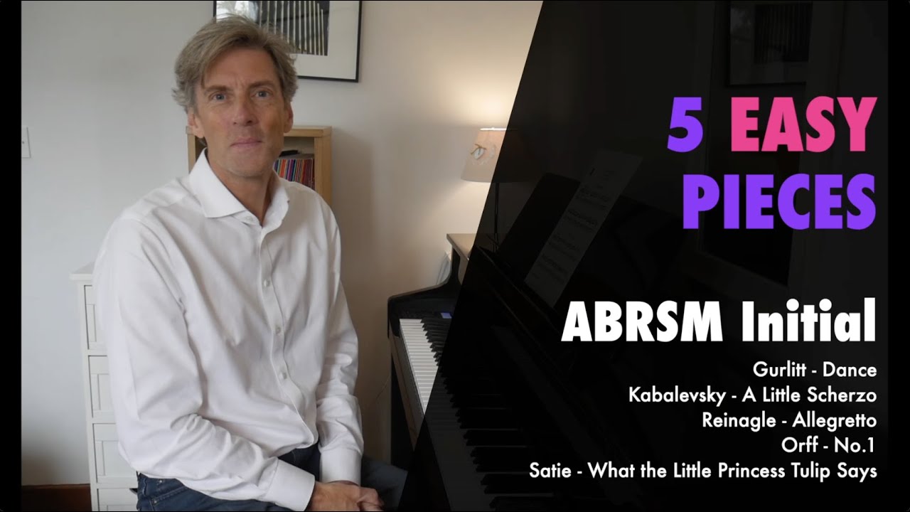 Pezzi Per Esame Di Pianoforte ABRSM Initial Grade 2023-2024 - Spartiti