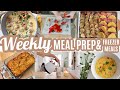 EASY BUDGET FRIENDLY WEEKLY MEAL PREP RECIPES LARGE FAMILY MEALS WHATS FOR DINNER FREEZER MEALS