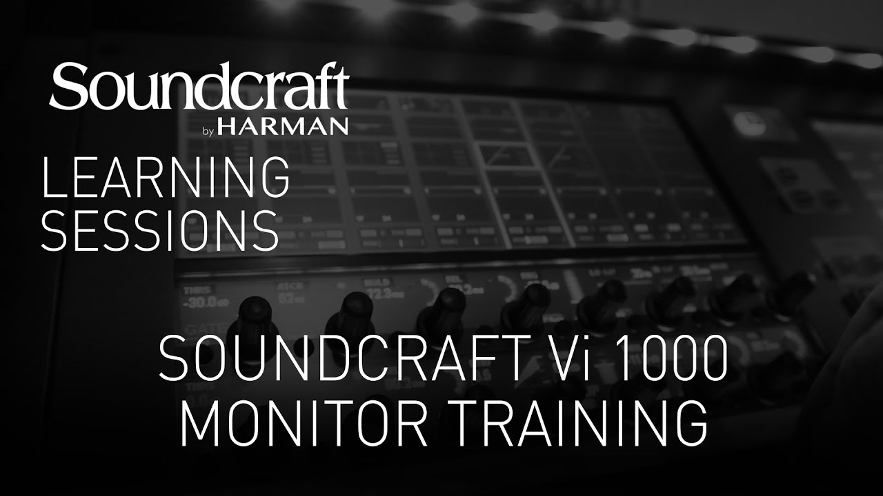 Soundcraft, una marca de HARMAN, presenta la mesa de mezclas digital Vi1000  - AFIAL