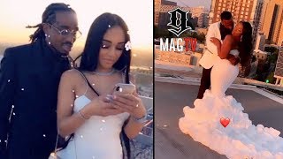 Quavo & Saweetie Attend His Sisters Wedding Where Jacquees Performs!