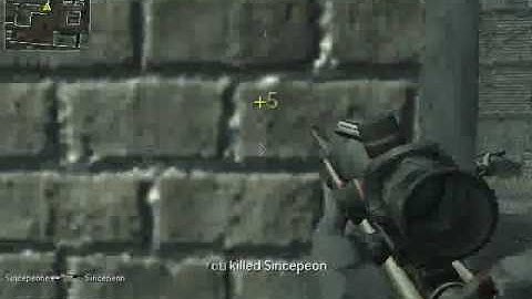 360 quick scope wtf!? COD4