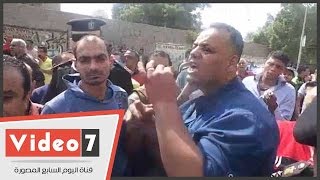 بالفيديو..مواطن لمحافظ القاهرة :'أنا هوريكم وخلى دكر فيكم ييجى هنا تانى'