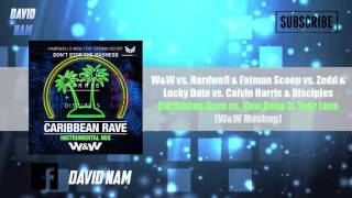 Caribbean Rave vs. How Deep Is Your Love (W&W Mashup) [David Nam & Ariel Cano Remake]