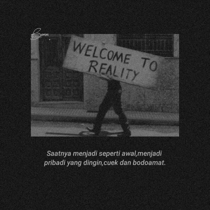 Story Wa Kembali Lagi menjadi Orang Yang cuek,dingin