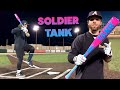 Hitting with the 2025 soldier tank  bbcor baseball bat review