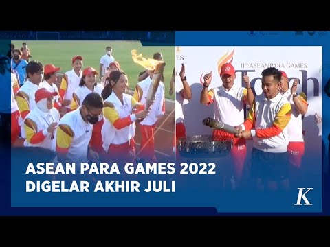 Pawai Obor ASEAN Para Games 2022 Tiba di Surakarta