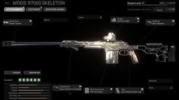 Combat Master R7000 Skeleton Gunsmith and SND Gameplay