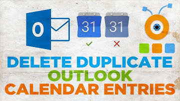 How to Delete Duplicate Outlook Calendar Entries | How to Remove Duplicate Calendar Items in Outlook