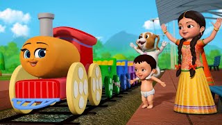 Gari Gari Rail Gari - Train song | Bengali Rhymes for Children | Infobells Resimi