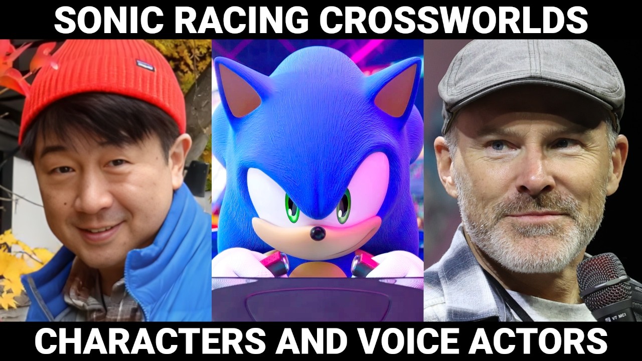 Sonic Racing: CrossWorlds | Characters and Voice Actors (English and Japanese)