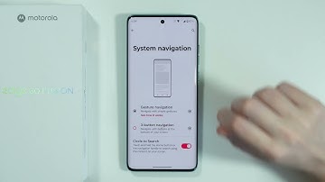 Motorola Edge 60 Fusion: Hoe krijg ik de terugknop?