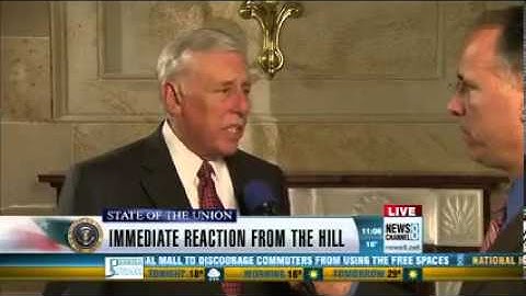 Hoyer Discusses State of the Union Address on News Channel 8
