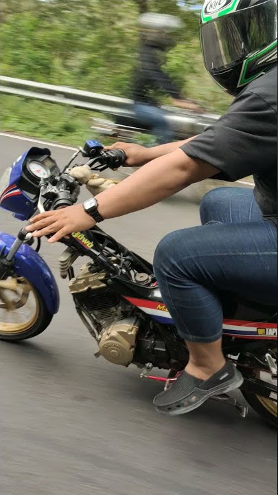 sanmory pake satria fu #satriafu #motovlog #shorts #sunmori