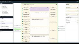 Estrin Automation Palletizer, Siemens PLC Using Wonderlogics Software