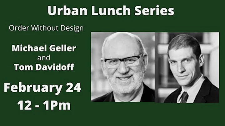 Michael Geller and Tom Davidoff Urban Lunch Februa...