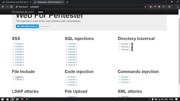 Web for Pentester - File Include