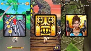 Bus Rush 2 Vs Temple Run 2 Sky Summit Vs Lara Croft Relic Run - Endless Run Game Play Android
