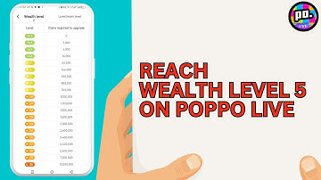 How to Reach Wealth Level 5 On Poppo Live
