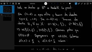 Ejercicos de topología y álgebra lineal