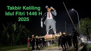 Takbir Keliling Idul Fitri 1446 H / 2025 - Kreativitas Warga Bandungrejo Karanganyar Demak
