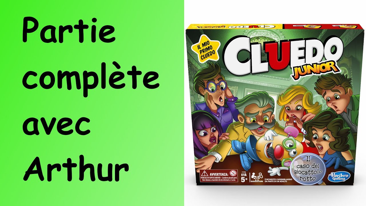 Partie de Cluedo Junior avec Arthur. #compliqué