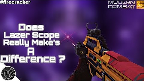 Modern Combat 5 - PRESTIGE New Attachments LASER SCOPE + FIRECRACKER Does Makes Any Difference ?!?