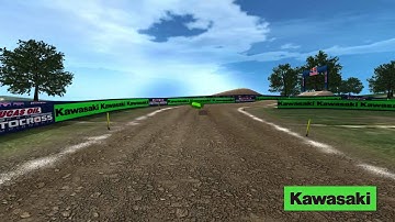 Muddy Creek Motocross Animated Track Map: Rider