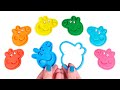 PEPPA PIG 🐷 Los COLORES con moldes de Cuticuter 🌈 Manualidades para niños