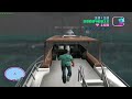 Gta vice city | Storm and rain at sea with yacht