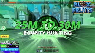 Highlights from 25m to 30m (Blox Fruits Bounty Hunting)