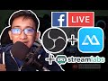 PAANO MAG LIVE STREAM SA FACEBOOK GAMIT OBS AND APOWERMIRROR | TUTORIAL