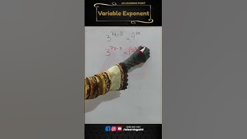 variable exponent | Solving Exponential Equations | Exponential Equations | AS Learning Point
