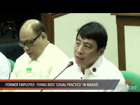 Former employee: Fixing bids 'usual practice' in Makati