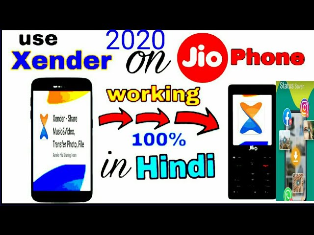 Jio phone me xender kaise download kare || jio phone me xender app kaise install kare