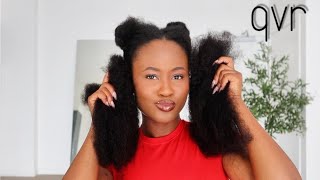 QVR Afro Kinky Bulk Hair Review | Natural, Reusable, Affordable  screenshot 4