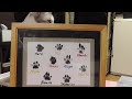 猫９匹の肉球をスタンプしてみた　【ねこ cat】