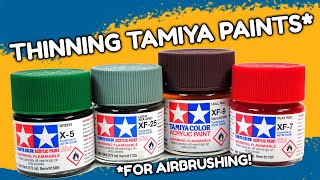 Thinning Tamiya Paints
