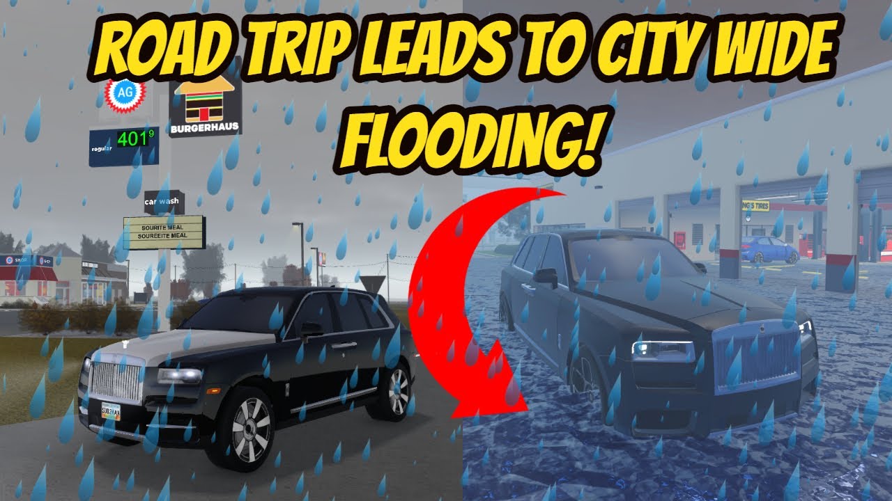 Greenville, Wisc Roblox l Highway Trip TORNADO Flood Update Roleplay ...
